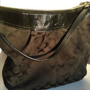 Stunning, authentic, sexy, black Coach Tote